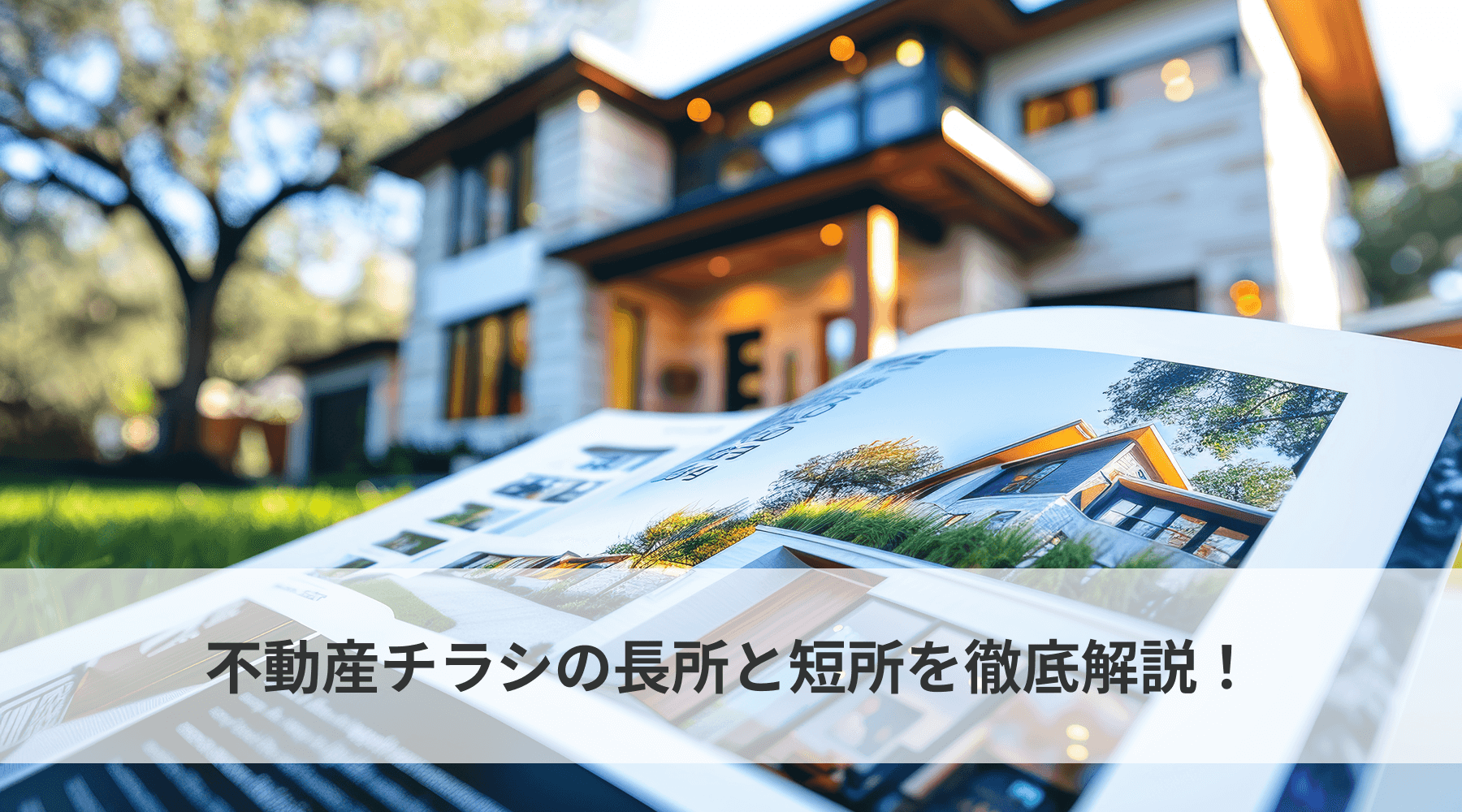 不動産チラシの長所と短所を徹底解説！